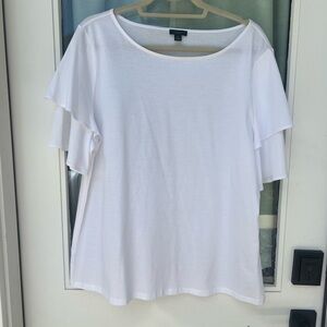 Ann Taylor White T Top